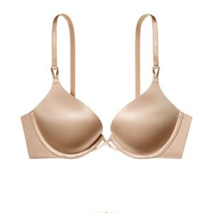 Victoria Secret Bombshell Add-2-Cups Push-Up Bra in Nude